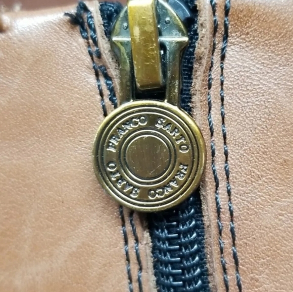 Franco Sarto Clarity Black/Brown Leather Tall Riding? Boots Size 6M - Picture 3 of 14